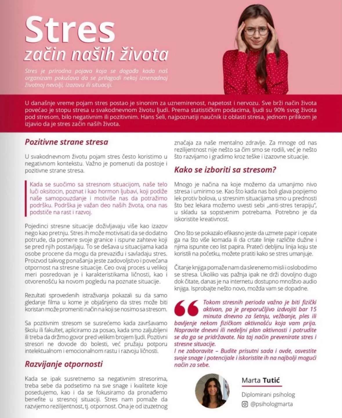 Stres: začin naših života